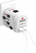 Adaptër udhëtimi Skross PRO+, universal, 4x USB, i bardhë