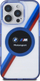Këllëf telefoni BMW Motorsport IML Circle, me MagSafe për iPhone 16 Pro 6.3", transparent me blu