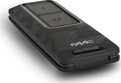 Пилот за порти FAAC XT2 FDS SLH LR, 2 канали, 433 868 MHz, црн