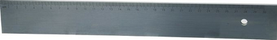 Rregull metalike Gimex Rigid 214.711, 300mm, 40 x 5mm, ngjyrë argjendtë
