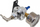 Rregullator presjoni karburanti D1Spec D, me manometër, universal, argjend
