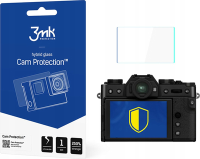 Заштитен сет 3MK FujiFilm X-T30 II, заштитна фолија за екран, футрола за камера, црна