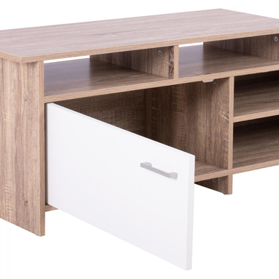 Komodë për TV Scott 123×39,5×35,5-45,5 cm (HM8766.01), bardhë