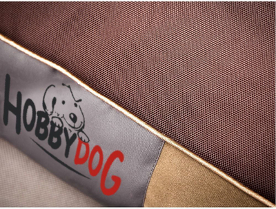 Dyshek për kafshë Hobbydog Mattress M, codura dhe flock, kafe e errët