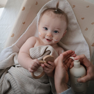 Mushie Lotion per bebe - Fragrance Free (Cosmos) - 400 ml