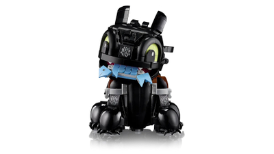 Set ndërtimi LEGO Icons 10375 Toothless, 784 pjesë, How to Train Your Dragon, i zi