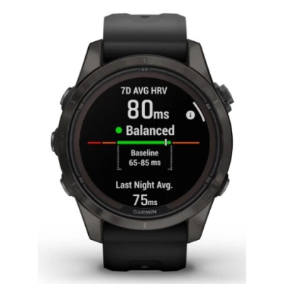 Ora smartwatch Garmin Fenix 7S Pro Sapphire Solar, 42mm, GPS, e zezë