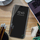 Këllëf flip Huawei Y6P Clear View, me kapak, funksion qëndrimi, i zi