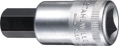 Bit gjashtëkëndor Stahlwille 54 10 03050010, 10 mm, fole 1/2", çelik kromi