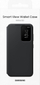 Këse Samsung Smart View Wallet për Galaxy S23, me kapak që paloset, origjinale, e zezë