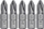 Set bitash Högert Technik HT1S301, 25mm, PH1, 5 copë