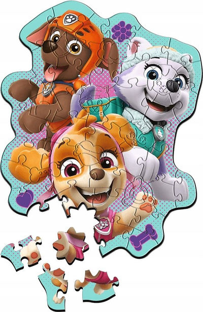 Puzzle druri Trefl Junior Paw Patrol, 50 copa, shumëngjyrësh