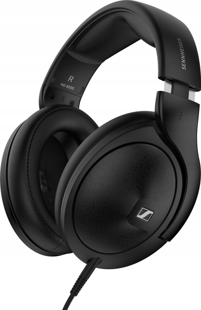 Kufje me kabllo Sennheiser HD 620S, rrethveshëse, me mikrofon, të zeza