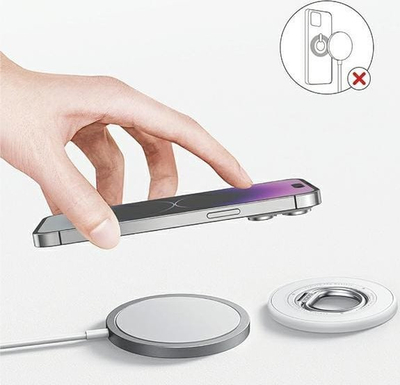 Магнетен прстен-држач за телефон Sodi BM-350, MagSafe, бел
