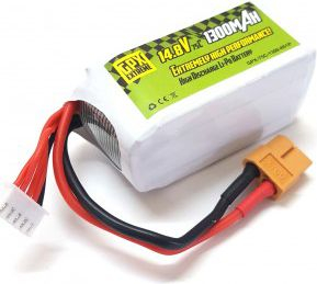 Bateri GPX Extreme (GPX/GE-75C-1300-4S1P), 1300mAh, 14.8 V, 75C