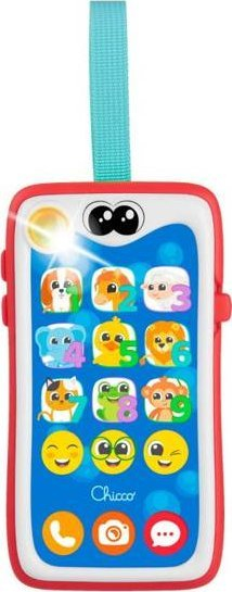 Lodër telefon Chicco My First Smartphone, dygjuhëshe PL EN, 6m+, shumëngjyrëshe