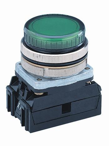 Llambë sinjalizuese Promet, 30 mm, 24-230 V, e gjelbër