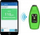 Matës trashësie boje NexPTG Economic Plus, Bluetooth, për Android dhe iOS, jeshil