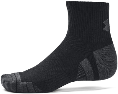 Çorape tenisi Under Armour Performance Tech Quarter, 3 palë, të zeza