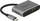 Docking station USB C Delock 64074, HDMI VGA, USB 3.0, gri