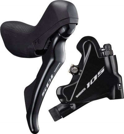 Set frenash hidraulike për rrugë Shimano 105, ICE Technologies, J-kit, ngjyrë e zezë