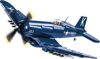 Lodër ndërtimi COBI F4U 4 Corsair, Historical Collection, avion luftarak, shumëngjyrësh