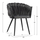 Kolltuk Luanda velvet + këmbë metal 60×54×78 cm (HM8741.01)