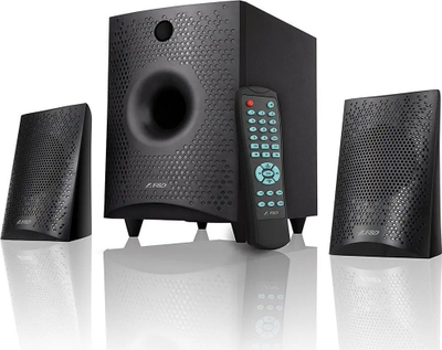 Kuti zanore Fenda F&amp;D F210X, Bluetooth, USB, e zezë