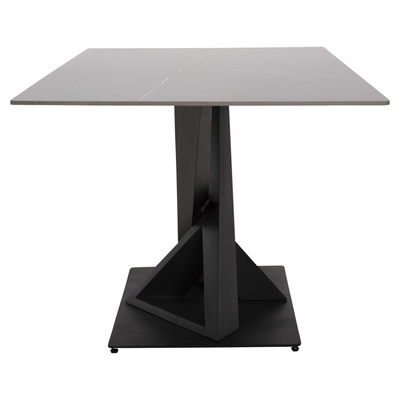 Tavolinë ngrënieje drejtkëndore Rubby 180×90×77 Hcm (HM9849.02), zezë