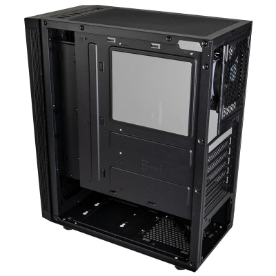 Kasa kompjuteri Kolink Void RGB Midi Tower, me dritare, e zezë
