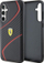 Mbrojtëse telefoni Ferrari Samsung Galaxy S23 FE Carbon Twist, PU leather, e zezë
