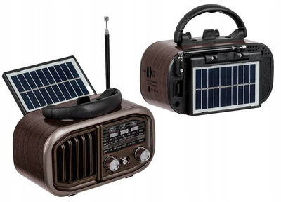 Radio alarm me orë, tuner FM, ekran i madh LED, i zi