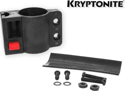 Dry biçiklete Kryptonite Krypt Keeper U Lock, hark çeliku 12mm, me mbajtës kornize, ngjyrë e zezë