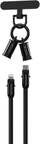 Kabllo Devia Universal Lanyard 2 in 1, USB C Lightning, 1.2m 27W, i zi