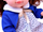 Kukull folëse Baby MayMay Blue, 37 cm, me zë, blu