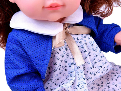 Kukull folëse Baby MayMay Blue, 37 cm, me zë, blu