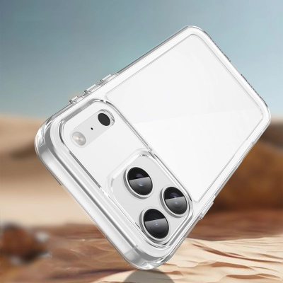 Kapotë telefoni Hurtel Outer Space për iPhone 17 Pro, MagSafe, akrilik edhe TPU, transparente