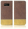 Këllëf libri Mocco Suede për Samsung Galaxy A30 A305, material ekologjik, ngjyrë kafe
