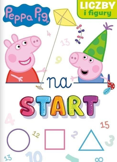 Liber aktiviteti Peppa Pig Get Ready Part 4 Numbers and Shapes, numra dhe forma, për kalamaj