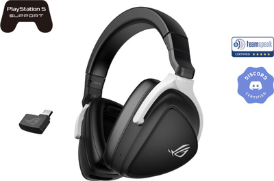 Kufje ASUS ROG Delta S Wireless, të zeza