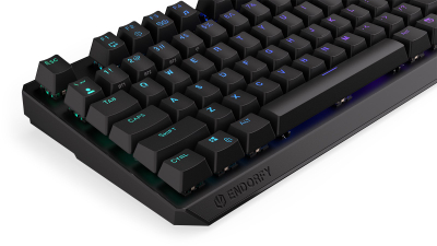 Tastierë ENDORFY Thock TKL Wireless Kailh Box Black, RGB, e zezë
