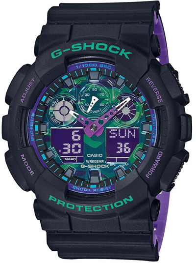 Orë dore Casio G-Shock GA-100BL-1AER (411)
