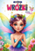 Libër me ngjyrosje me zana Magic Fairies, me ngjitëse me shkëlqim