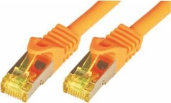 Kabllo rrjeti Mcab CAT7, 0.5m, S-FTP LSZH, portokalli