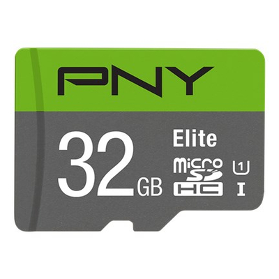 Мемориска картичка microSDHC PNY Elite 32GB, Class 10, UHS-I U1