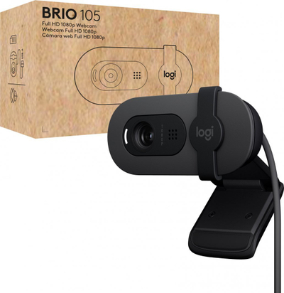 Ueb kamerë Logitech Brio 105, e zezë