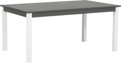 Set tavoline kopshti Beliani Pancole, 6 persona, alumini, gri