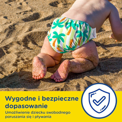 Pelenë noti Huggies Little Swimmers Reusable Tropical, madhësia 3-4, 11-14 kg, shumëngjyrëshe