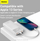 Рowerbank Baseus со дигитален дисплеј Bipow, 20000mAh, 20W, бела