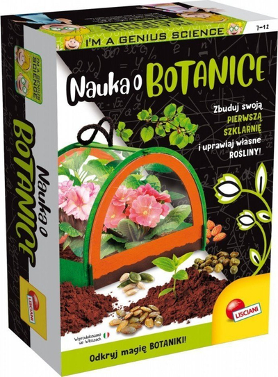 Set edukativ Lisciani I am a Genius Botany Science, serë për bimë, për kalamaj 7+